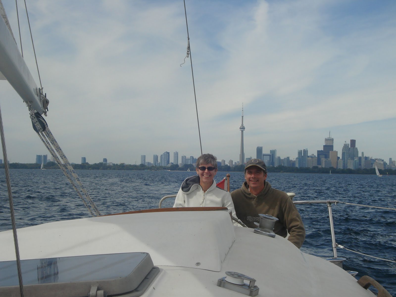 john and leigh toronto city sailing