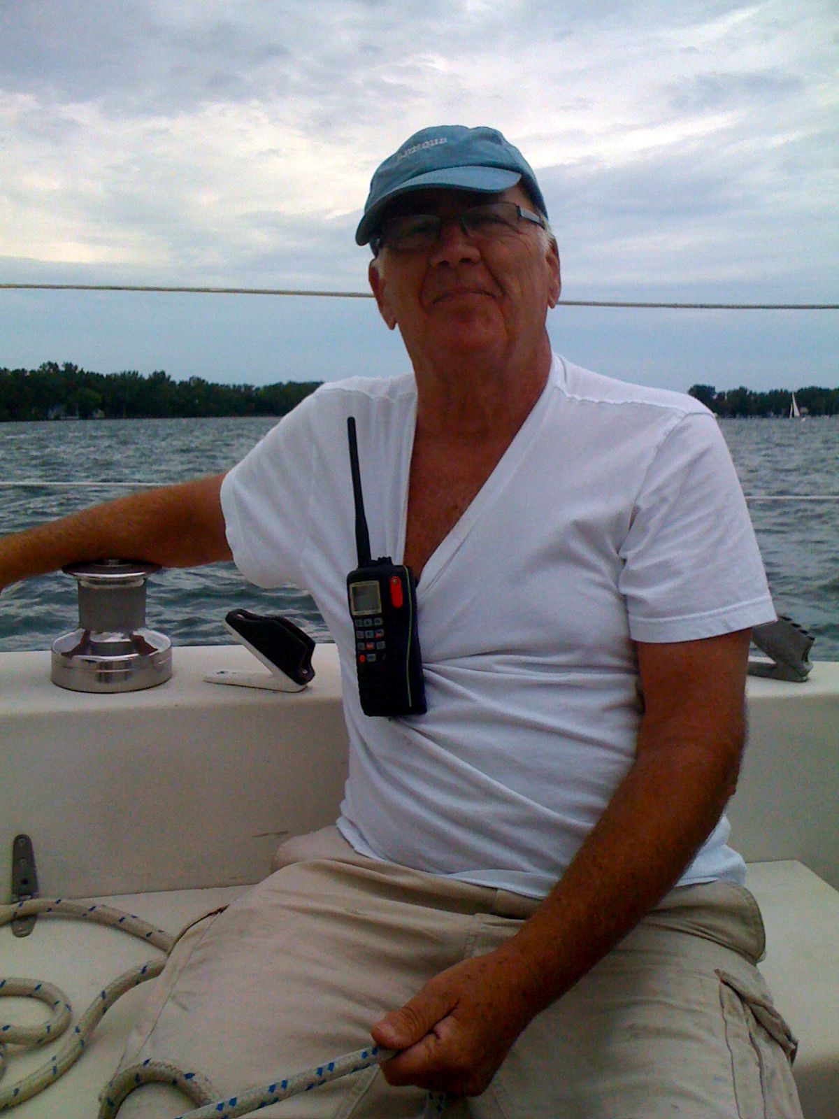 dad first sail main sail
