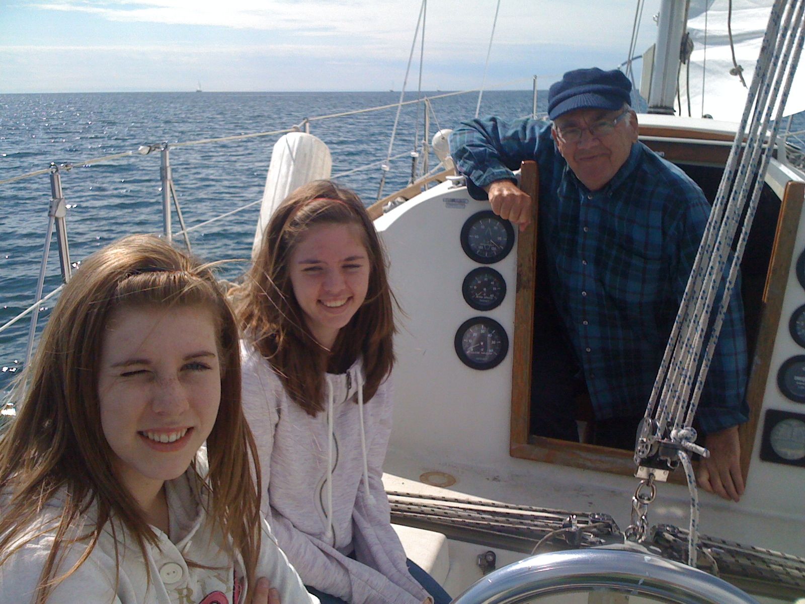 claire dad tiffany sailing