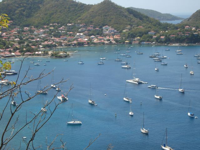 isle des saintes from above