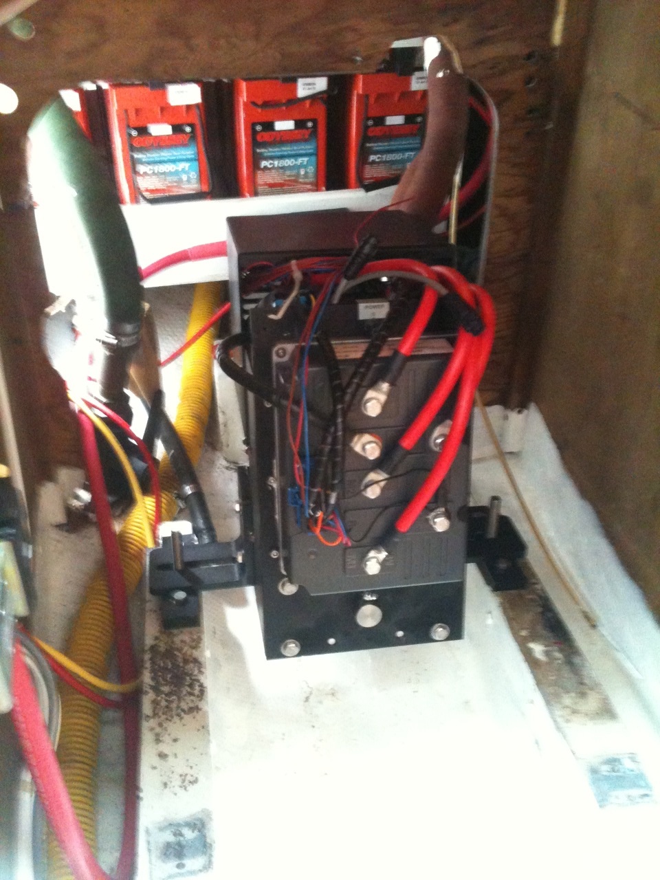 electric motor mounted