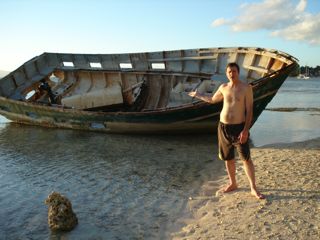 disaster boat aground