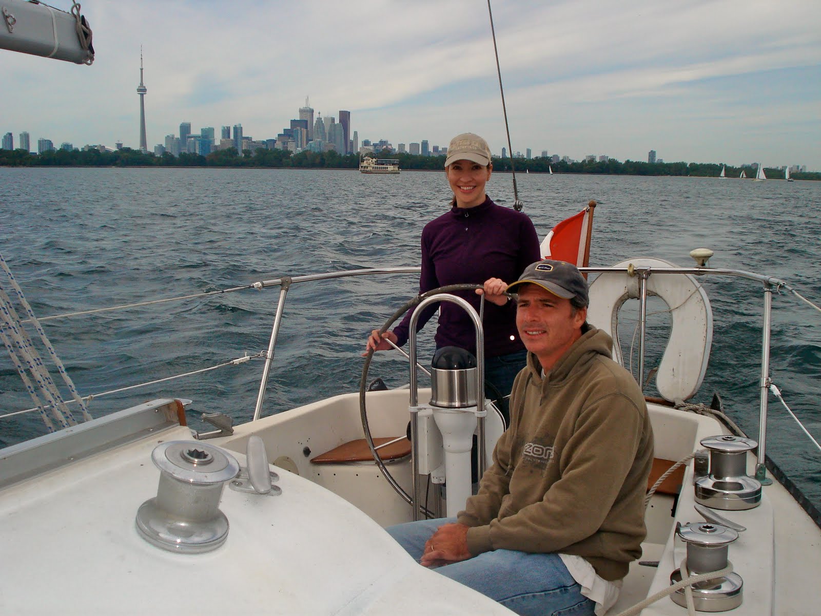 kim helm toronto sailing with john