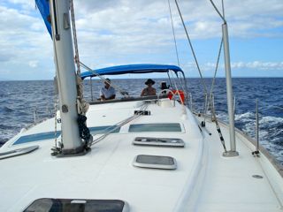sailing away