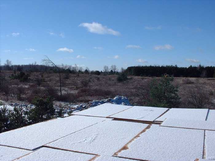 Our first step onto the 2nd floor. The view to the south west.