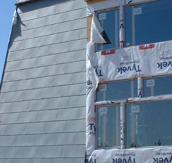 Close-up of the hand crafted zinc.