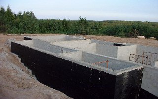 The foundation is in!